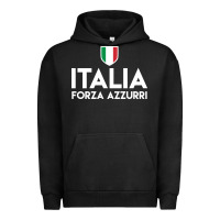 Pigment Black italia soccer jersey Urban Hoodie - linhVisuals