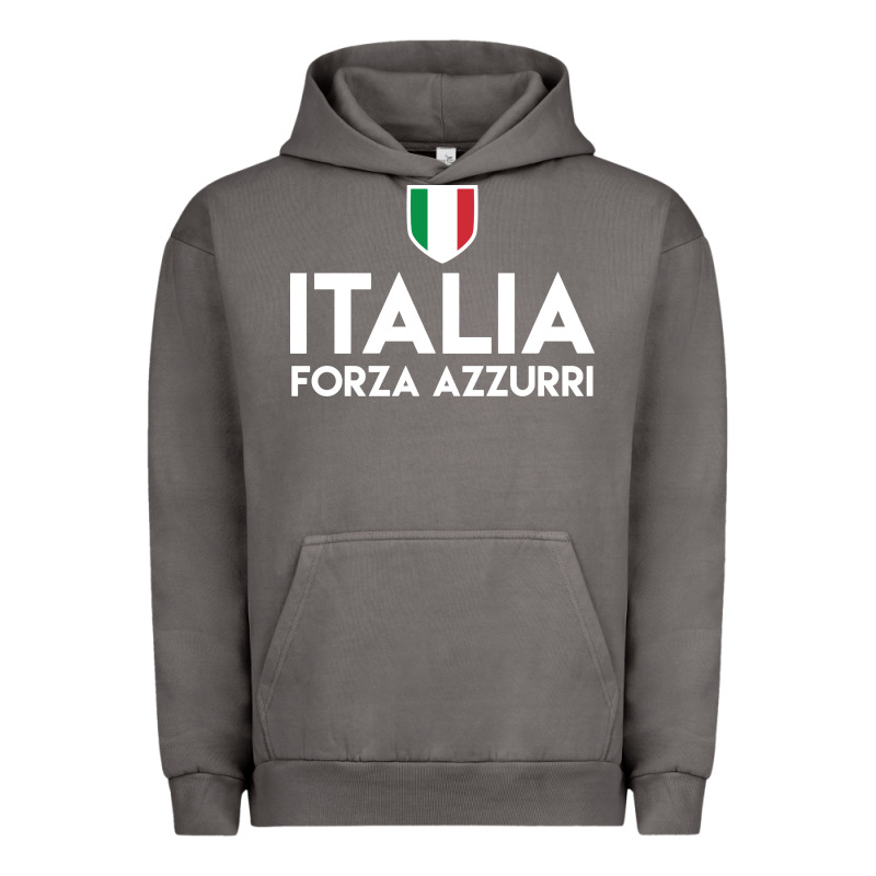 Italia Soccer Jersey Urban Hoodie by linhVisuals | Teevron