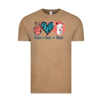 Vintage Coffee Peace Love Goats Vintage Tee - Jasminsmagicworld