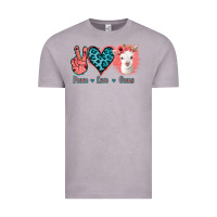 Vintage Zinc Peace Love Goats Vintage Tee - Jasminsmagicworld