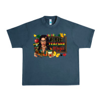 Midnight Navy Juneteenth black teacher magic Urban Heavy Tee - FaDigitalArtStudio