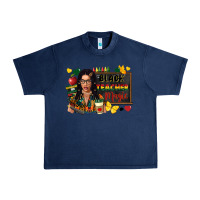 Navy Juneteenth black teacher magic Urban Heavy Tee - FaDigitalArtStudio