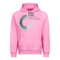 Fuchsia Pink emily carr university of art and design Urban Hoodie - linhVisuals
