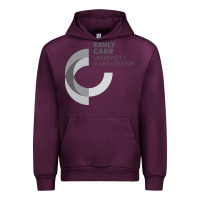 Mauve Wine emily carr university of art and design Urban Hoodie - linhVisuals