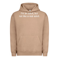 Pigment Burro i'm an adult, but not like Urban Hoodie - linhVisuals