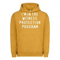 Pigment Peanut Butter i'm in the witness protection program Urban Hoodie - linhVisuals