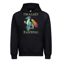 Black Chill Rainwing Dragon Retro Fan Tee Wings of Fire Urban Hoodie - linhVisuals