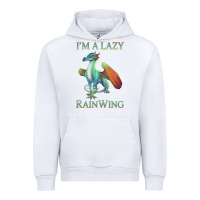 White Chill Rainwing Dragon Retro Fan Tee Wings of Fire Urban Hoodie - linhVisuals