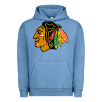 Pigment Pebble Blue the  blackhawks Urban Hoodie - linhVisuals