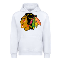 White the  blackhawks Urban Hoodie - linhVisuals