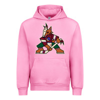 Fuchsia Pink the  coyotes Urban Hoodie - linhVisuals