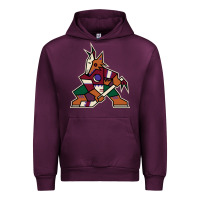 Mauve Wine the  coyotes Urban Hoodie - linhVisuals