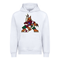 White the  coyotes Urban Hoodie - linhVisuals