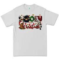 Dove Grey mooey christmas Premium Tee - CowGirlArtShop