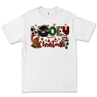 White mooey christmas Premium Tee - CowGirlArtShop