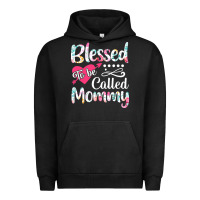 Pigment Black blessed to be called mommy t  shirt blessed to be called mommy lovely Urban Hoodie - linhVisuals