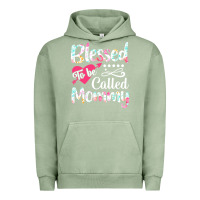 Pigment Oil Green blessed to be called mommy t  shirt blessed to be called mommy lovely Urban Hoodie - linhVisuals