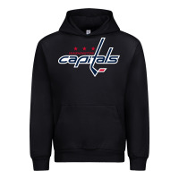 Black the  capitals Urban Hoodie - linhVisuals
