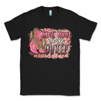 Black give boot to the cancer Classic Tee - CowGirlArtShop