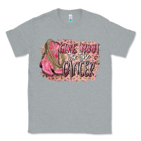 Heather Grey give boot to the cancer Classic Tee - CowGirlArtShop