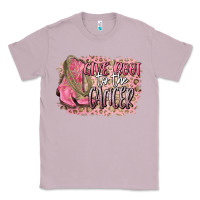 Lilac give boot to the cancer Classic Tee - CowGirlArtShop