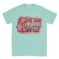 Seafoam give boot to the cancer Classic Tee - CowGirlArtShop
