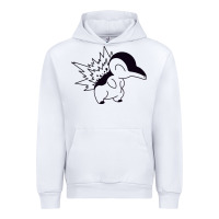 White cyndaquil Urban Hoodie - linhVisuals