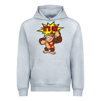 Heather Grey donkey kong Urban Hoodie - linhVisuals