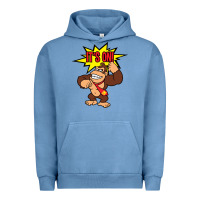 Pigment Pebble Blue donkey kong Urban Hoodie - linhVisuals