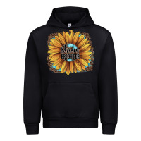 Black Shine Brighter Urban Hoodie - JahusDesignShop