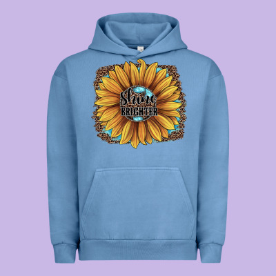Shine Brighter Urban Hoodie Designed By Jahusdesignshop