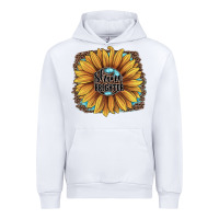 White Shine Brighter Urban Hoodie - JahusDesignShop