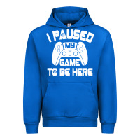Cobalt i paused my game to be here Urban Hoodie - linhVisuals