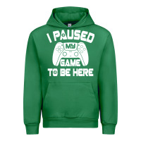 Emerald i paused my game to be here Urban Hoodie - linhVisuals