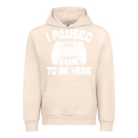 Sandshell i paused my game to be here Urban Hoodie - linhVisuals