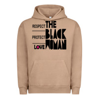 Pigment Burro respect protect love the black woman Urban Hoodie - linhVisuals