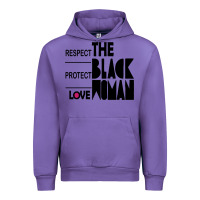 Tulip respect protect love the black woman Urban Hoodie - linhVisuals