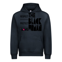 Navy respect protect love the black woman Urban Hoodie - linhVisuals