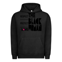 Pigment Black respect protect love the black woman Urban Hoodie - linhVisuals