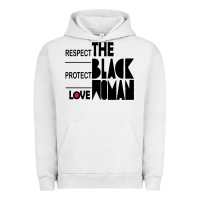 Pigment Lunar Rock respect protect love the black woman Urban Hoodie - linhVisuals
