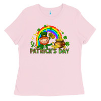 St. Patrick's Day Elf With Elements Ladies Tee | Teevron