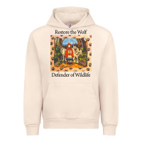 Sandshell restore the wolf defenders of wildlife Urban Hoodie - linhVisuals