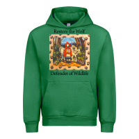 Emerald restore the wolf defenders of wildlife Urban Hoodie - linhVisuals
