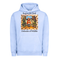 Pigment Grape Ice restore the wolf defenders of wildlife Urban Hoodie - linhVisuals