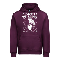 Mauve Wine lindsey stirling white Urban Hoodie - linhVisuals