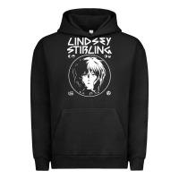 Pigment Black lindsey stirling white Urban Hoodie - linhVisuals
