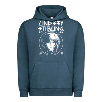Pigment Midnight Navy lindsey stirling white Urban Hoodie - linhVisuals