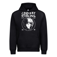 Black lindsey stirling white Urban Hoodie - linhVisuals
