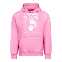 Fuchsia Pink lindsey stirling white Urban Hoodie - linhVisuals