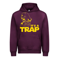 Mauve Wine it's a trap Urban Hoodie - linhVisuals